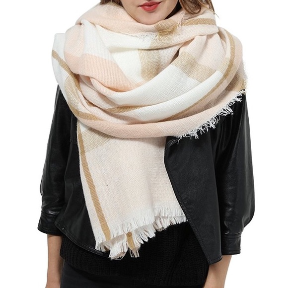 💥 SALE Peaches n Cream Ultra Plush Blanket Scarf - Picture 2 of 5